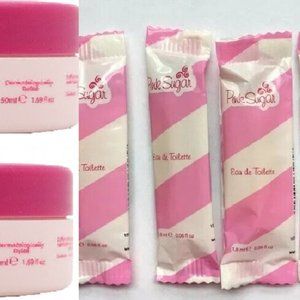 2 Pink Sugar Body Mousse 5 Aquolina PINK SUGAR Purse Sprays All New and Sealed